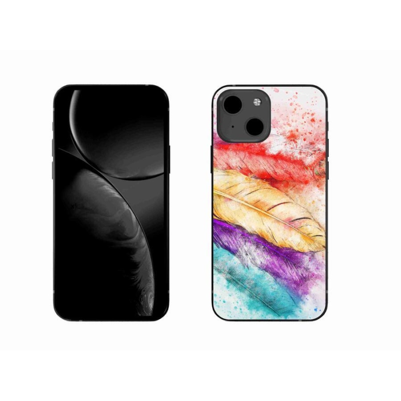 Zselés borítás mmCase iPhone 13 6.1 készülékhez - színes toll