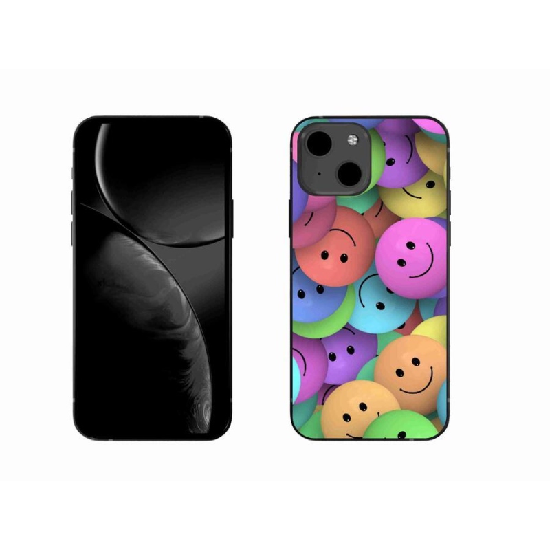 Zselés borítás mmCase iPhone 13 6.1 készülékhez - színes smiley-k