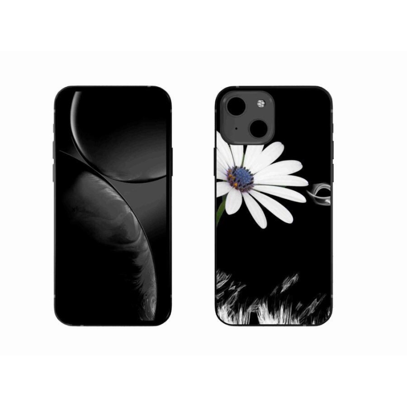 Zselés borítás mmCase iPhone 13 6.1 készülékhez - fehér virág