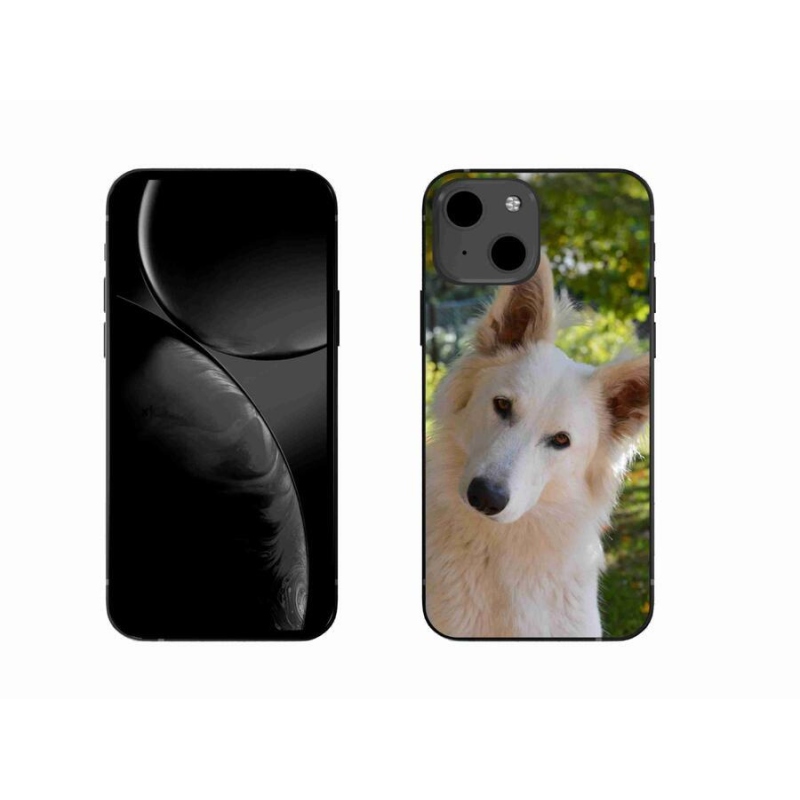 Gél borítás mmCase iPhone 13 6.1 készülékhez - fehér Svájci juhász 1