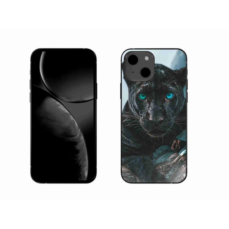 Zselés borítás mmCase iPhone 13 6.1 készülékhez - fekete párduc