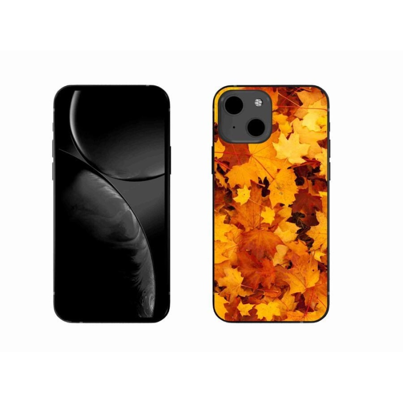 Gél borítás mmCase iPhone 13 6.1 készülékhez - juharlevelek