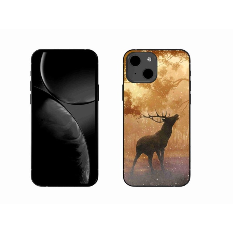 Zselés borítás mmCase iPhone 13 6.1 készülékhez - szarvas a szarvasbőgésben