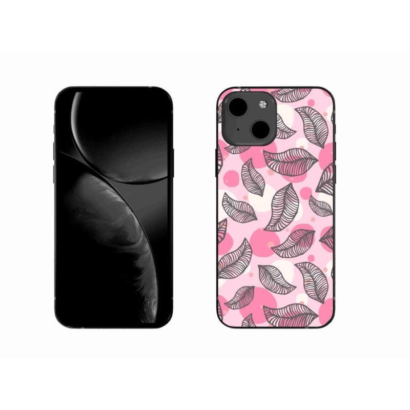 Gél borítás mmCase iPhone 13 6.1 készülékhez - rajzfilmes hulló levelek