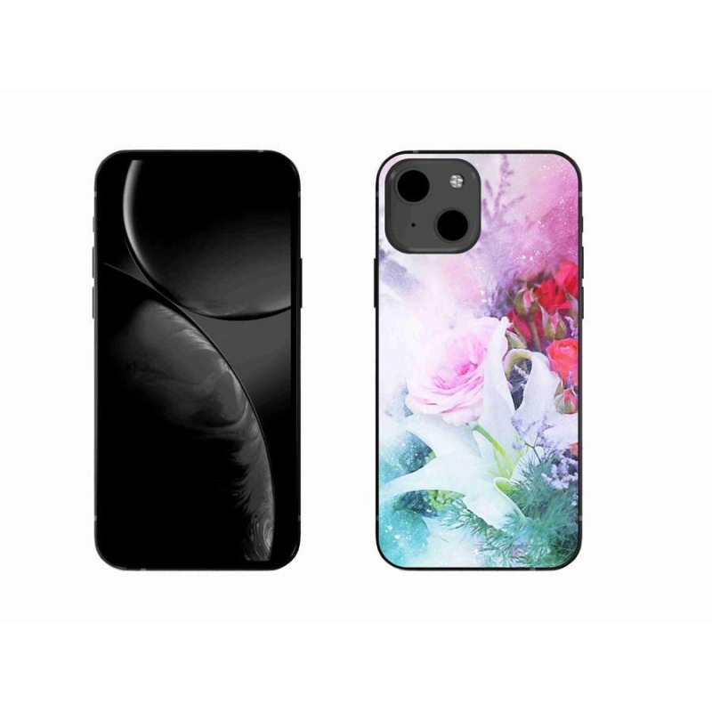 Gél borító mmCase iPhone 13 6.1 - virágok 4