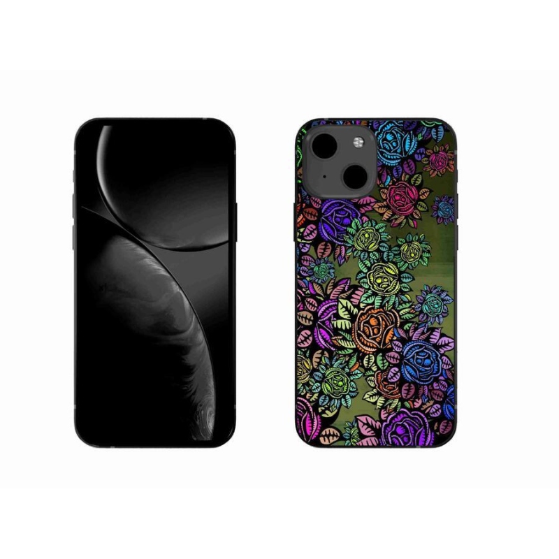 Gél borítás mmCase iPhone 13 6.1 - virágok 6