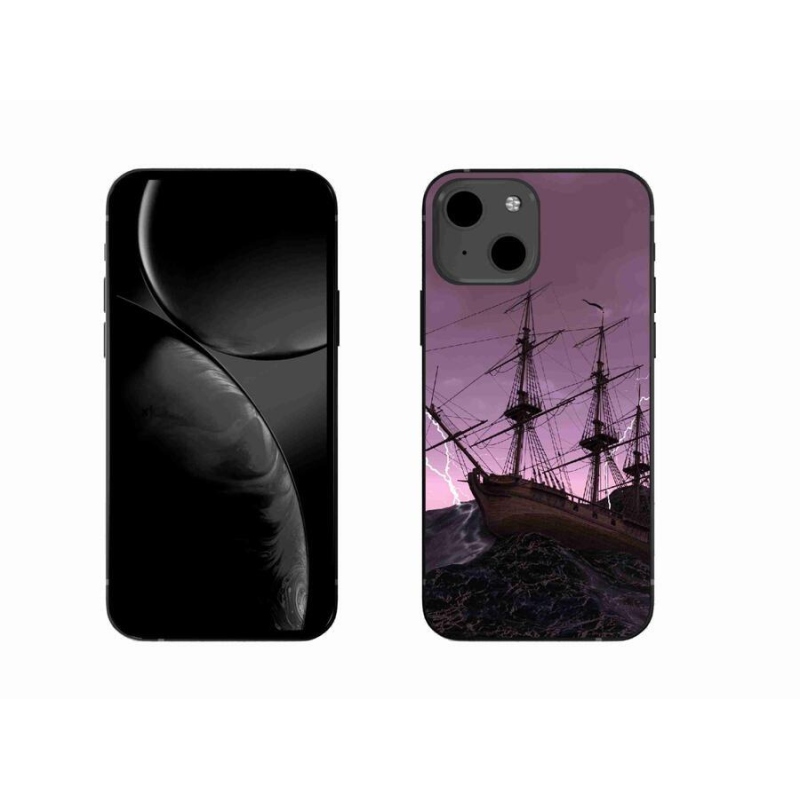 Zselés borítás mmCase iPhone 13 6.1 készülékhez - hajó a viharban