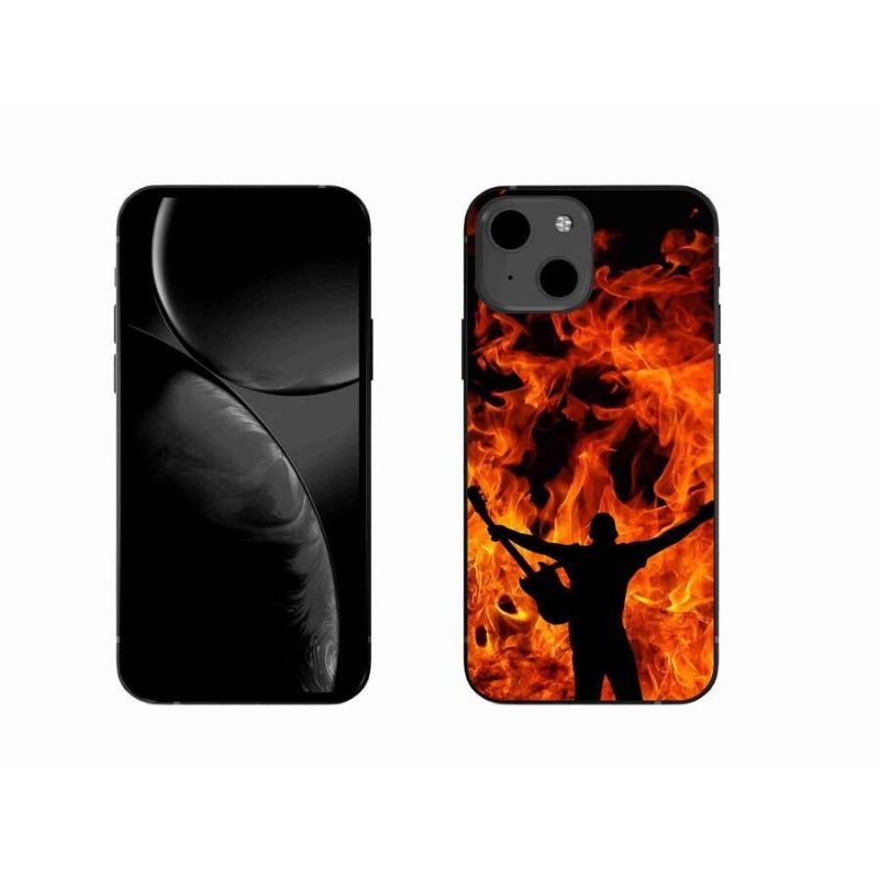 Gél borítás mmCase iPhone 13 6.1 - zenész és tűz