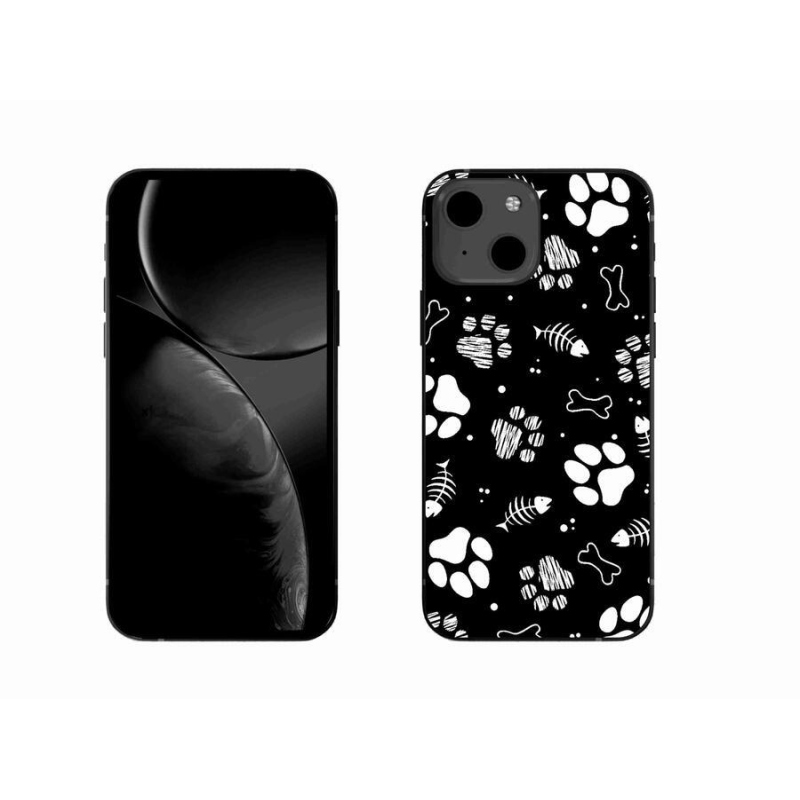 Gél borítás mmCase iPhone 13 6.1 készülékhez - kutyamancsok