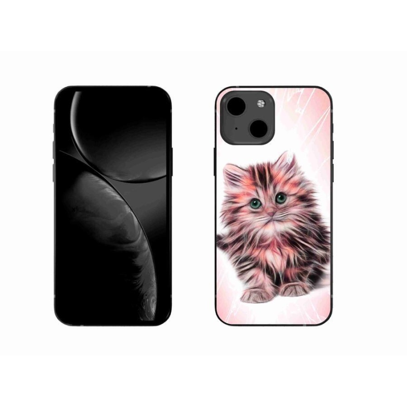 Gél borítás mmCase iPhone 13 6.1 készülékhez - aranyos cica