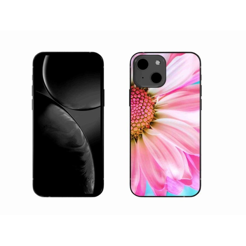 Gél védőhuzat mmCase iPhone 13 6.1 készülékhez - rózsaszín virág