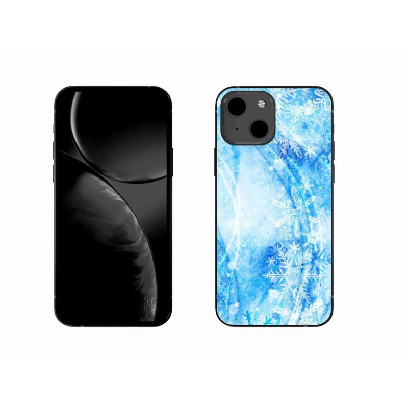 Gél borítás mmCase iPhone 13 6.1 készülékhez - hópelyhek