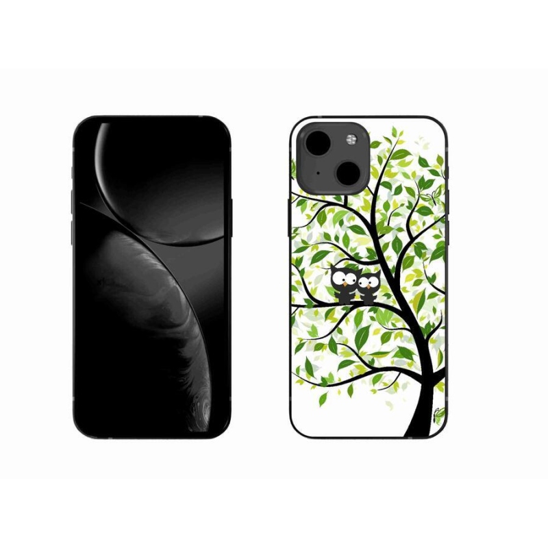 Zselés borítás mmCase iPhone 13 6.1 készülékhez - baglyok a fán