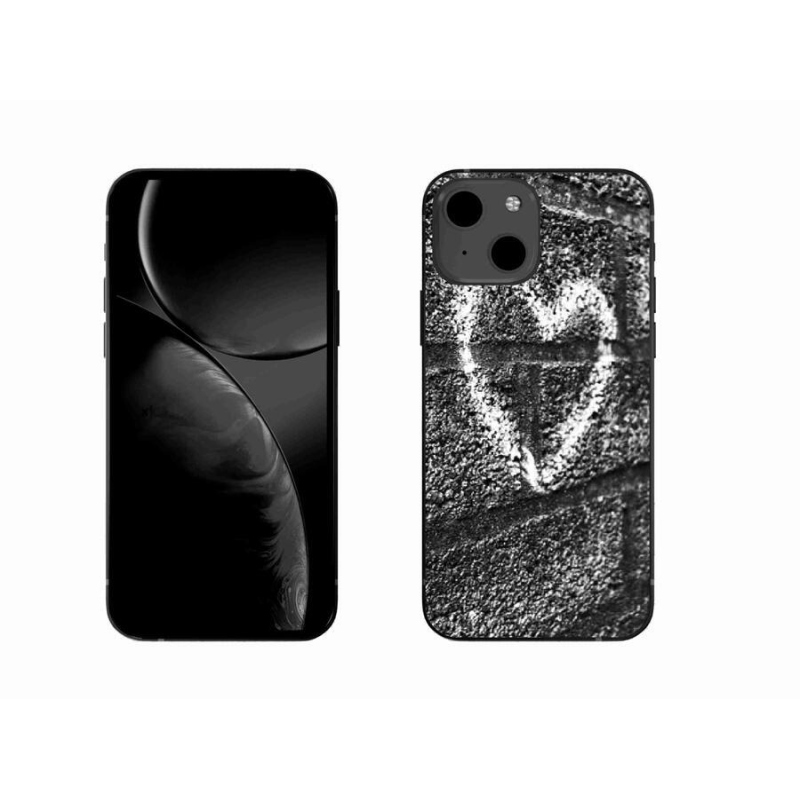 Gél borítás mmCase iPhone 13 6.1 készülékhez - szív a falon