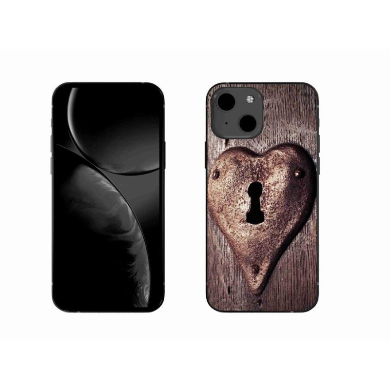 Gél borítás mmCase iPhone 13 6.1 készülékhez - szív alakú zár