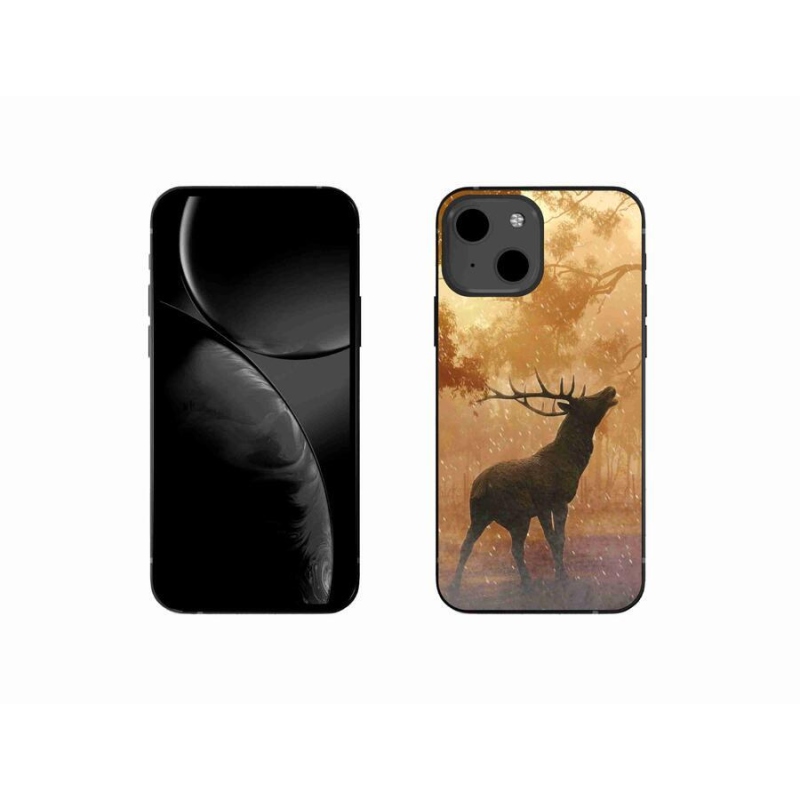 Zselés borítás mmCase iPhone 13 mini 5.4 készülékhez - szarvas a vadászaton