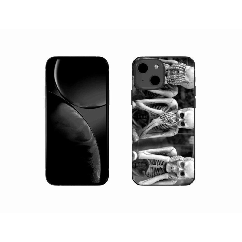 Gél borítás mmCase iPhone 13 mini 5.4 - csontvázakhoz