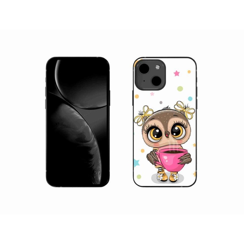 Gél borítás mmCase iPhone 13 mini 5.4 készülékhez - rajzfilm bagoly