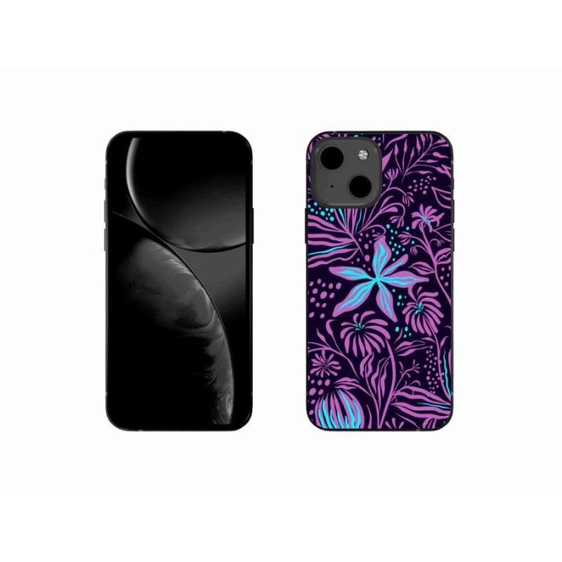 Gél borítás mmCase iPhone 13 mini 5.4 - virágok 2