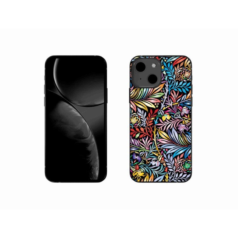 Gél borítás mmCase iPhone 13 mini 5.4 - virágok 5