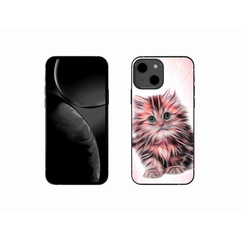 Gél borítás mmCase iPhone 13 mini 5.4 készülékhez - aranyos cica