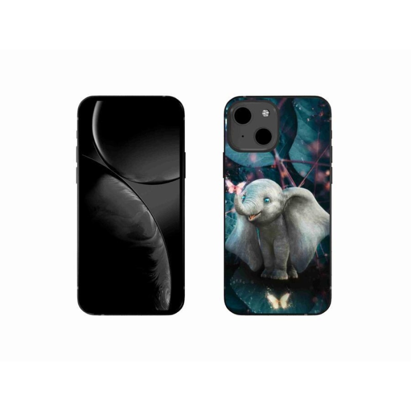 Gél borítás mmCase iPhone 13 mini 5.4 készülékhez - aranyos elefánt