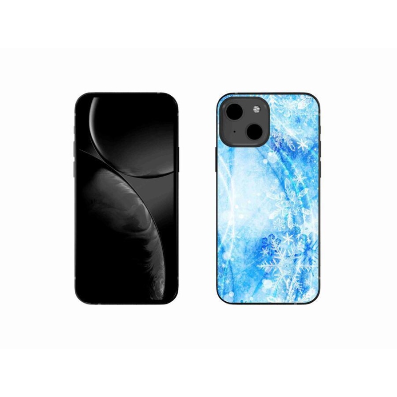 Gél borítás mmCase iPhone 13 mini 5.4 készülékhez - hópelyhek