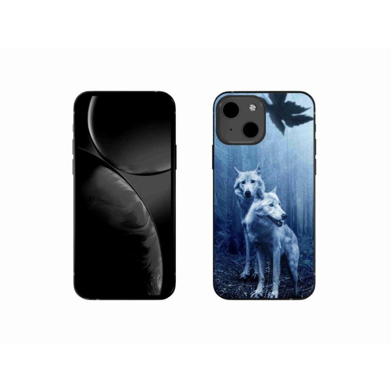 Zselés borítás mmCase iPhone 13 mini 5.4 - farkasok az erdőben