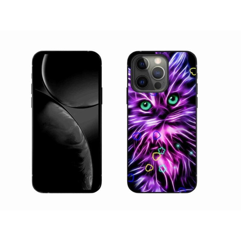 Zselés borítás mmCase iPhone 13 Pro 6.1 készülékhez - absztrakt macska