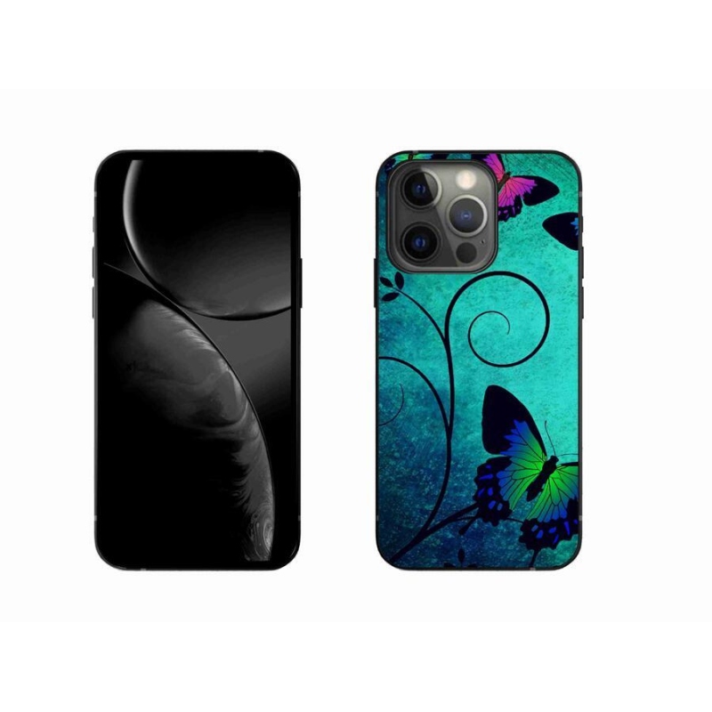 Zselés borítás mmCase iPhone 13 Pro 6.1 készülékhez - színes pillangók