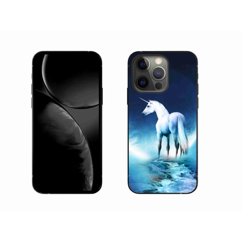 Zselés borítás mmCase iPhone 13 Pro 6.1 készülékhez - fehér egyszarvú