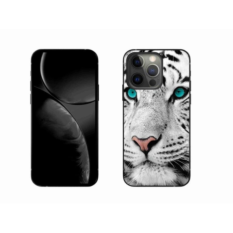 Gél borítás mmCase iPhone 13 Pro 6.1 készülékhez - fehér tigris