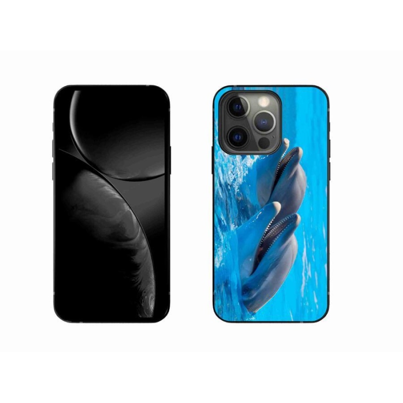 Zselés borítás mmCase iPhone 13 Pro 6.1 készülékhez - delfinek