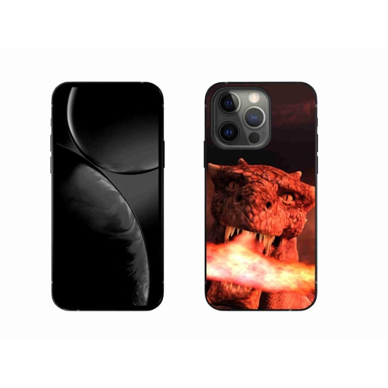 Zselés borítás mmCase iPhone 13 Pro 6.1 - sárkány színű tokhoz