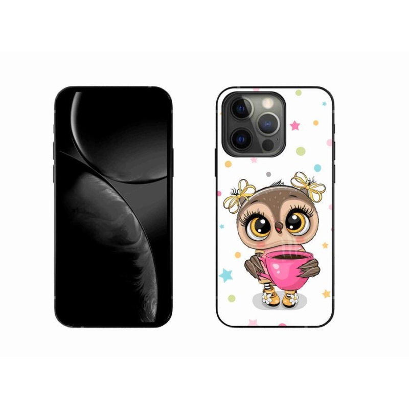 Zselés borítás mmCase iPhone 13 Pro 6.1 készülékhez - rajzfilm bagoly