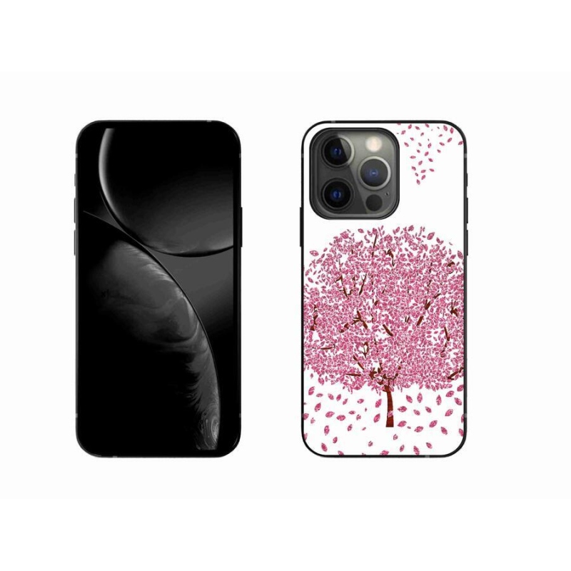 Zselés borítás mmCase iPhone 13 Pro 6.1 készülékhez - rajzfilmfa levelekkel