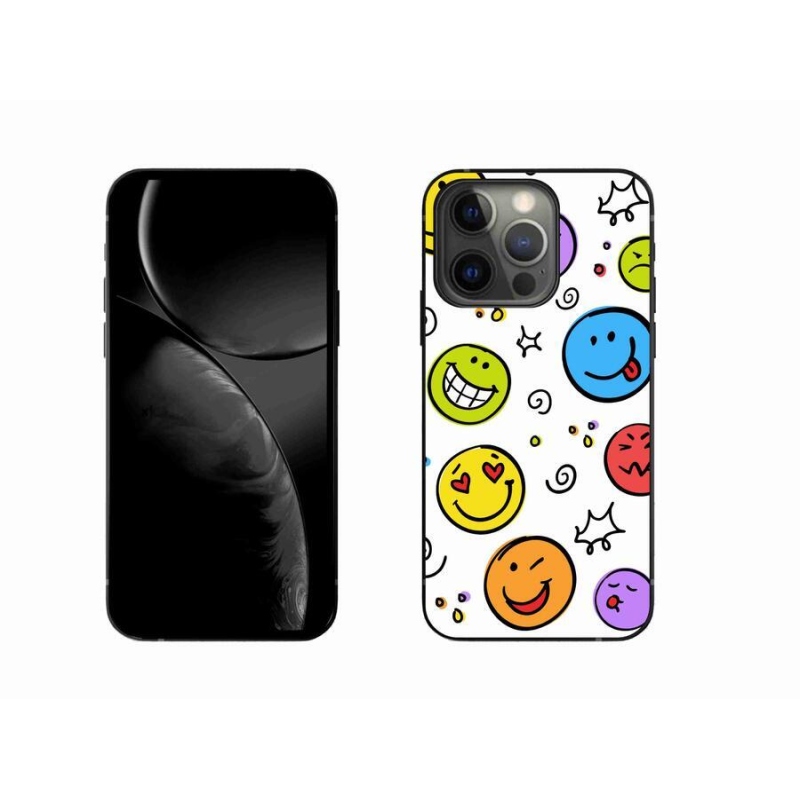 Zselés borítás mmCase iPhone 13 Pro 6.1 készülékhez - smiley-k