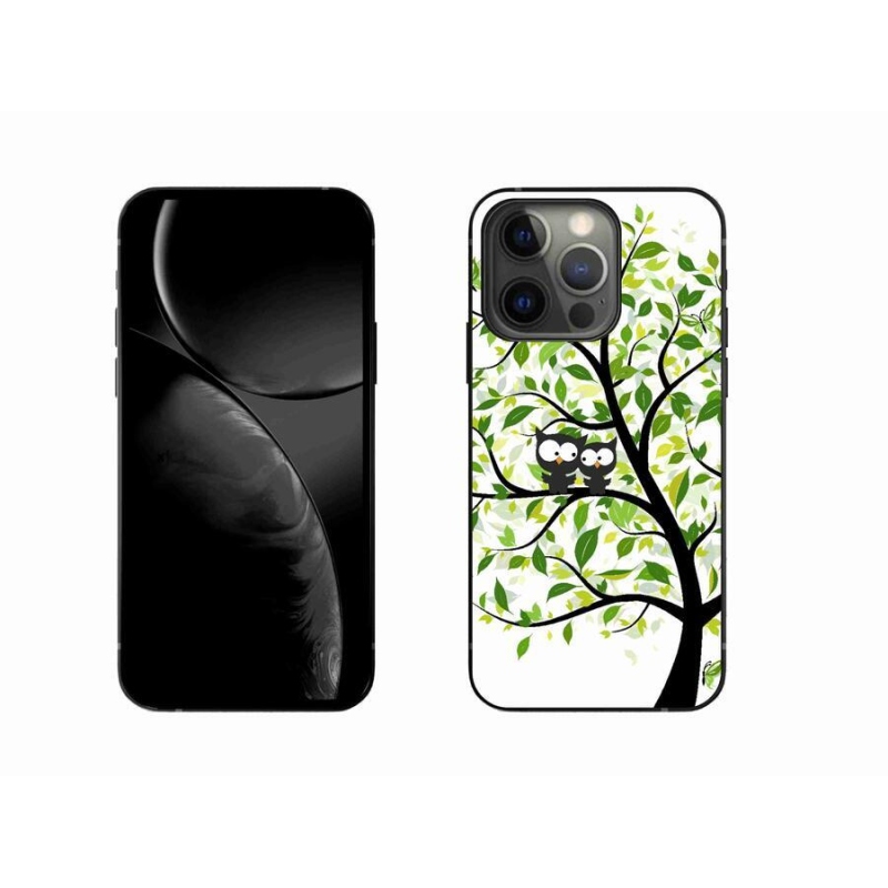 Zselés borítás mmCase iPhone 13 Pro 6.1 készülékhez - baglyok a fán