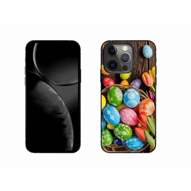 Zselés borítás mmCase iPhone 13 Pro 6.1 készülékhez - Húsvéti tojások