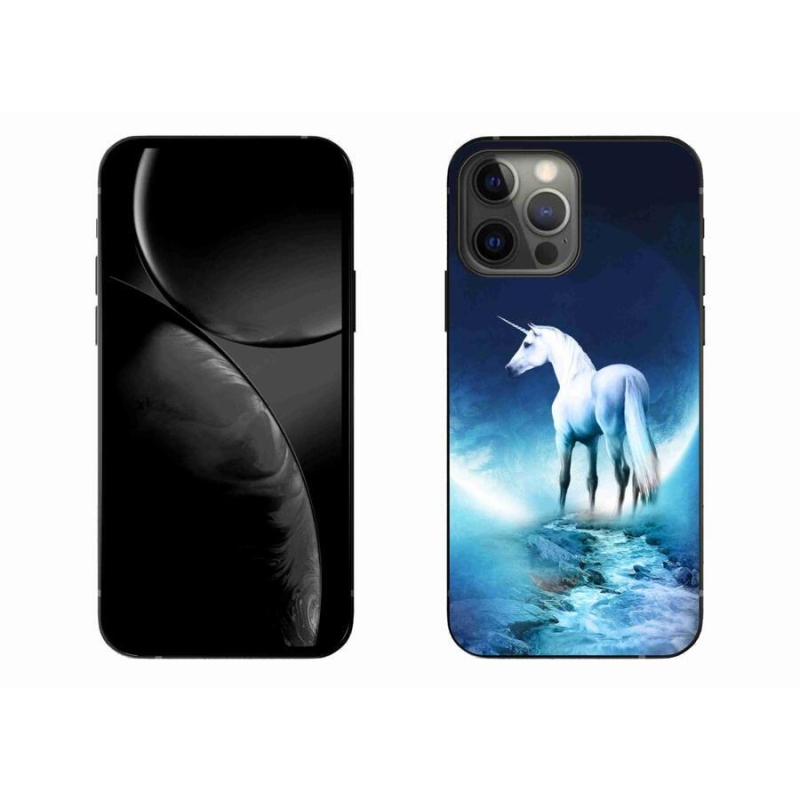 Zselés borítás mmCase iPhone 13 Pro Max 6.7 készülékhez - fehér egyszarvú