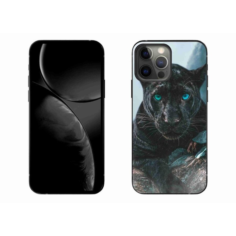 Zselés borítás mmCase iPhone 13 Pro Max 6.7 készülékhez - fekete párduc