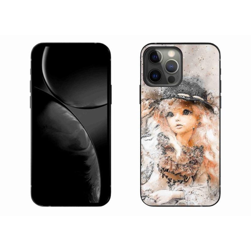 Zselés borítás mmCase iPhone 13 Pro Max 6.7 készülékhez - lány sapkával