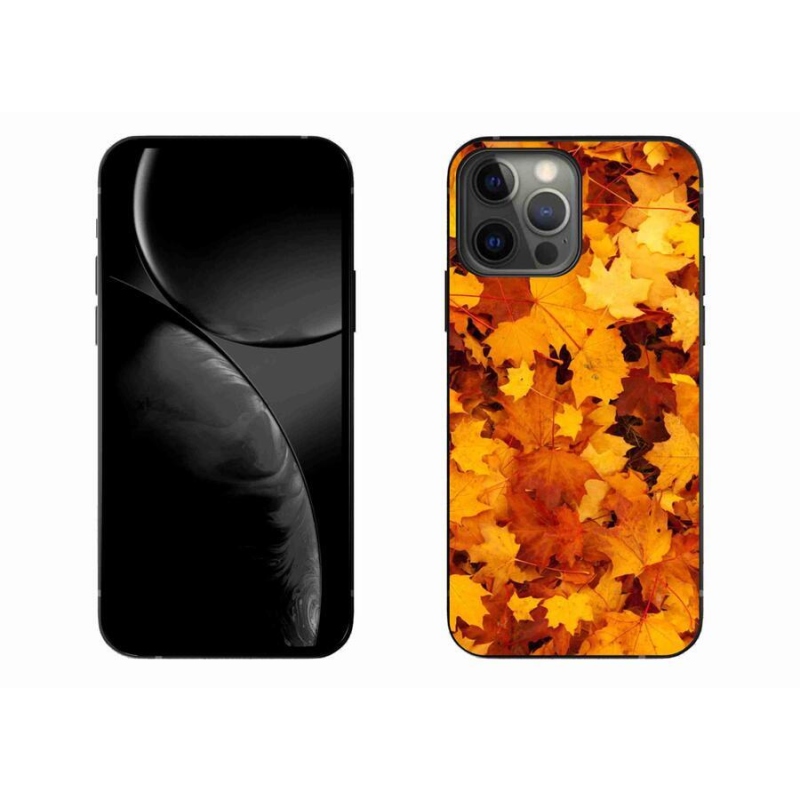 Gél borítás mmCase iPhone 13 Pro Max 6.7 készülékhez - juharlevelek