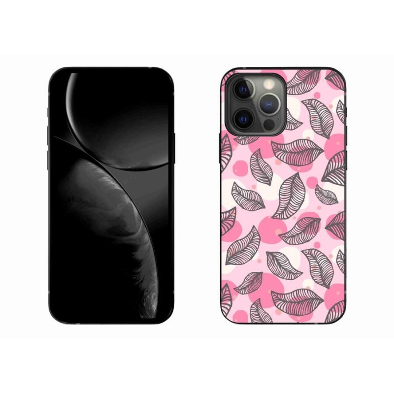 Zselés borítás mmCase iPhone 13 Pro Max 6.7 készülékhez - rajzfilmes hulló levelek