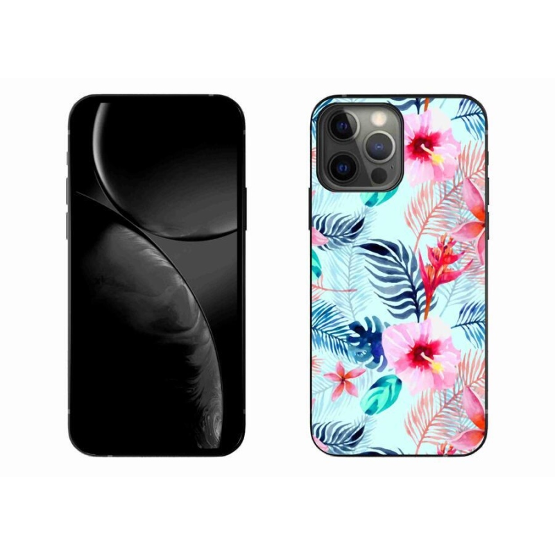 Zselés borítás mmCase iPhone 13 Pro Max 6.7 - virágokhoz