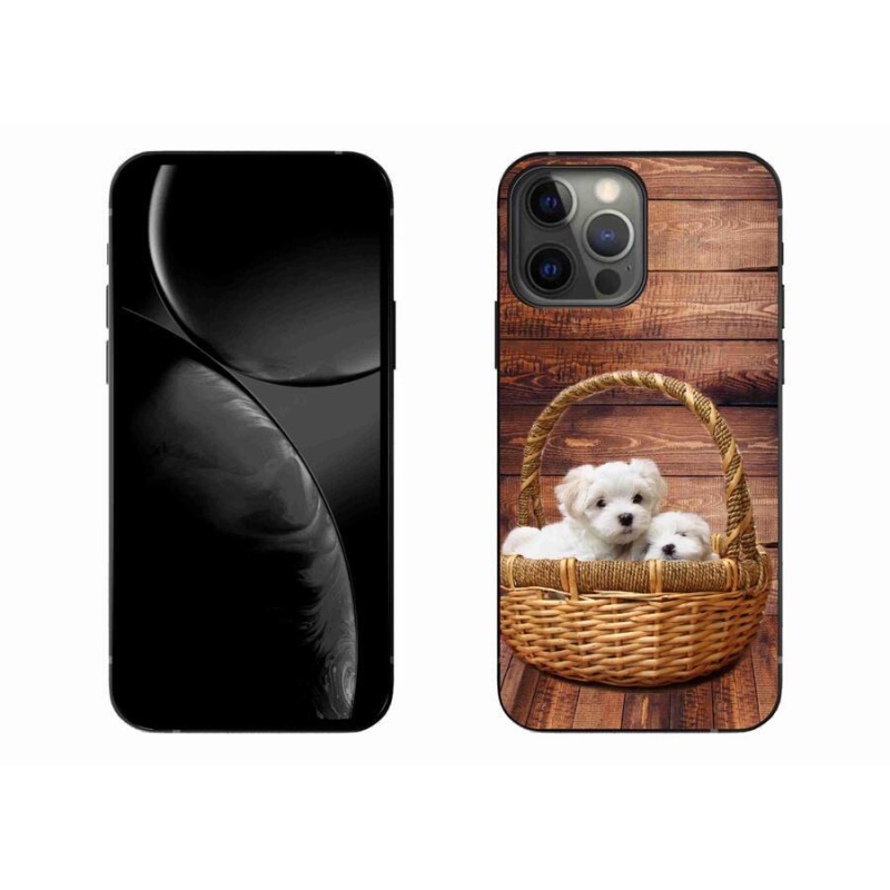 Zselés borítás mmCase iPhone 13 Pro Max 6.7 - kölyökkutyák számára