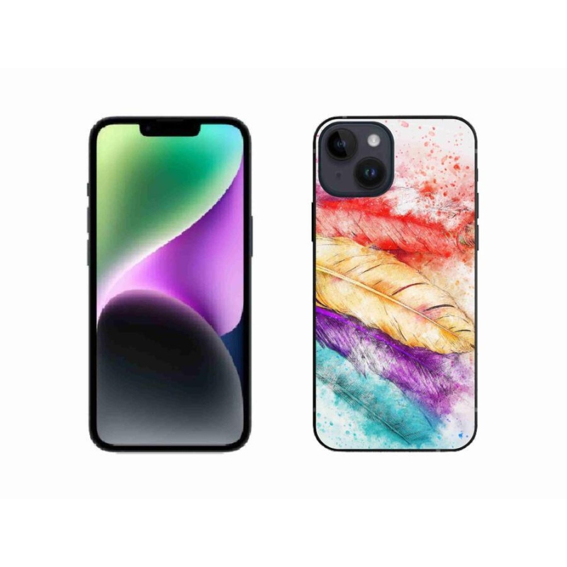 Zselés borítás mmCase iPhone 14 készülékhez - színes toll