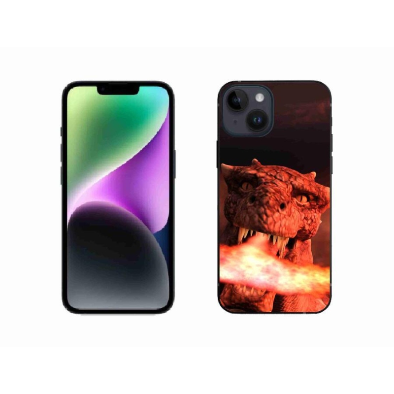 Zselés borítás mmCase iPhone 14 - sárkányhoz