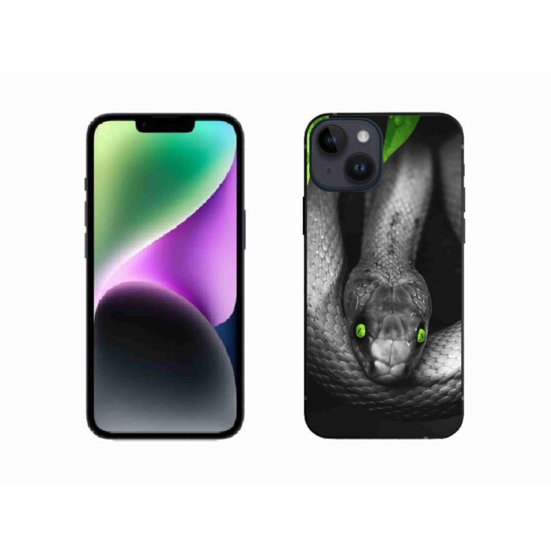 Zselés borítás mmCase iPhone 14 készülékhez - kígyó