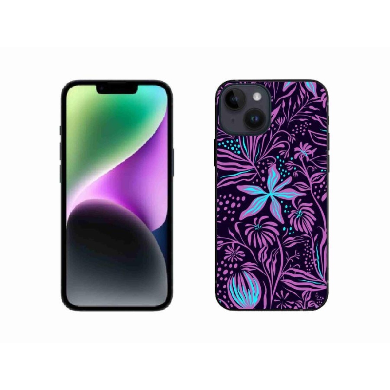 Zselés borítás mmCase iPhone 14 készülékhez - virágok 2